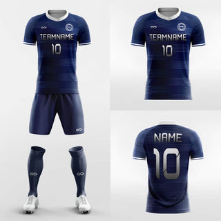 custom blue soccer jerseys kit