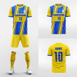 custom blue soccer jerseys kit