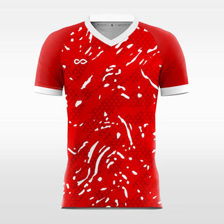 white  custom soccer jersey for men