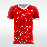 white  custom soccer jersey for men