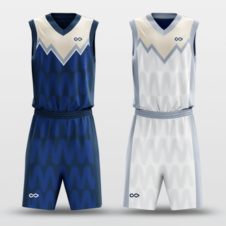 Gleaming- Custom Reversible Basketball Jersey Set Sublimated