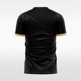 custom soccer jersey black