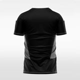 custom soccer jersey black