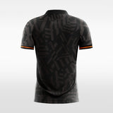 custom soccer jersey black