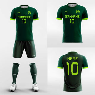 custom soccer jerseys green