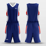custom sublimated basketball jersey set