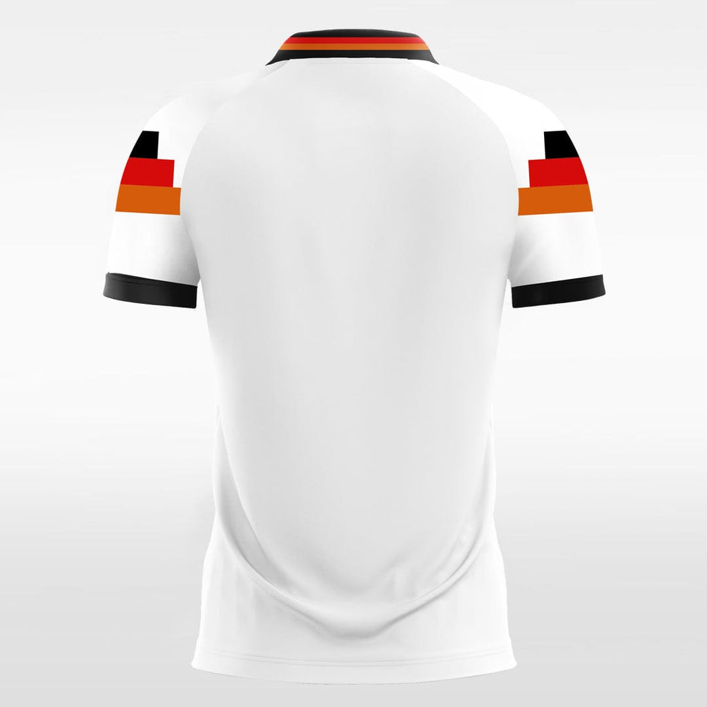 custom white soccer jersey