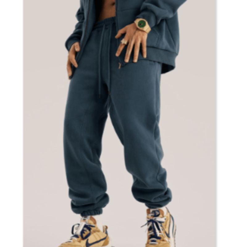 customize Basics Blue / M Unisex 345GSM Heavyweight Pants BE-2207