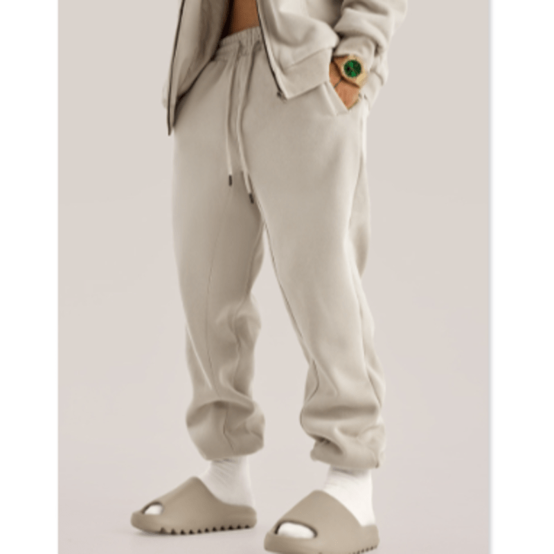 customize Basics Brown / M Unisex 345GSM Heavyweight Pants BE-2207