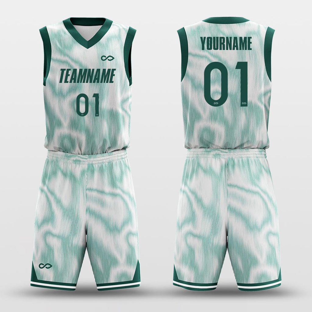 Black White - Custom Basketball Jersey Design for Team-XTeamwear