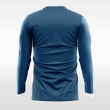 customized men sublimated long sleeve soccer jersey