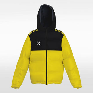 customized sublimated winter  jacket yellow