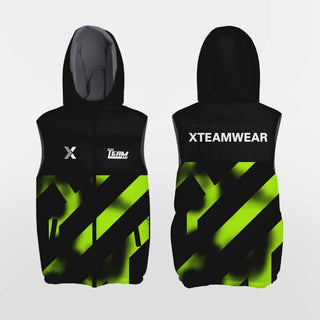 customized sublimated yellow vest