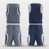deep blue custom basketball jersey