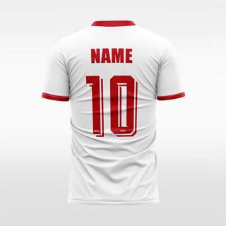 depict custom soccer jersey red sublimation