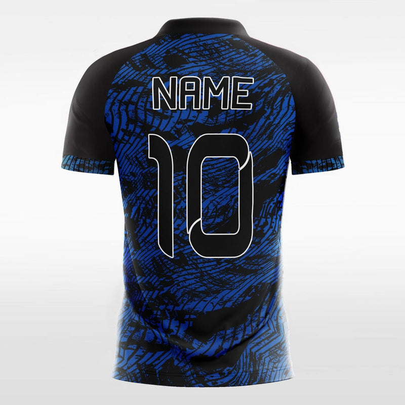 Cool Mosaic - Custom Women Soccer Jerseys Design Navy Blue-XTeamwear