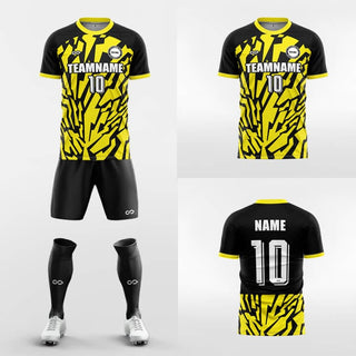 exquisite custom soccer jerseys kit sublimated