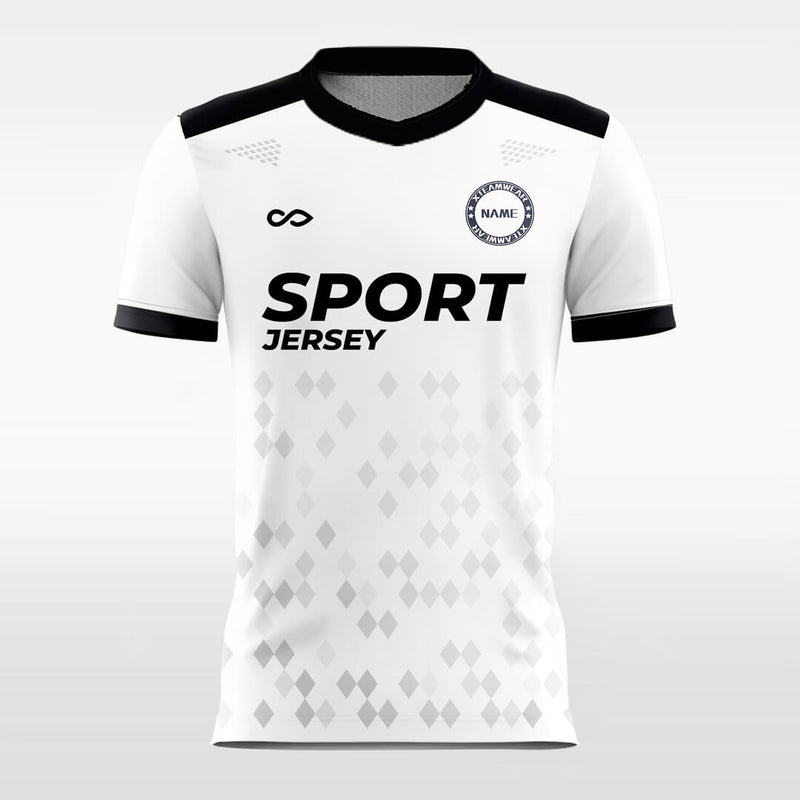 Rock - Custom Soccer Jersey for Men Sublimation White-XTeamwear