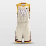 Feathered Maillard - Customized Basketball Jersey Set Design BK160141S