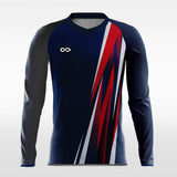 flag sublimated long sleeve jersey