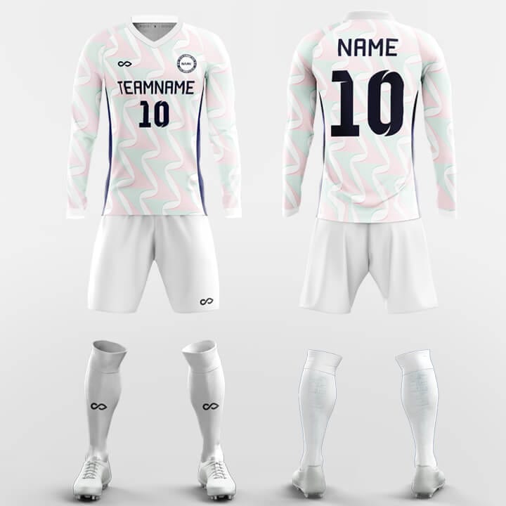 Future Lines - Customized Sublimated Long Sleeve Soccer Jersey-XTeamwear