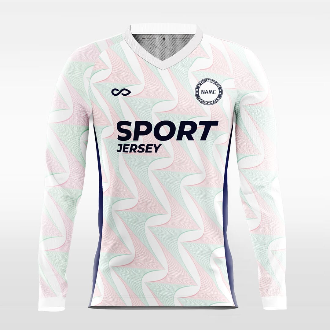 Flow - Customized Sublimated Long Sleeve Soccer Jersey-XTeamwear