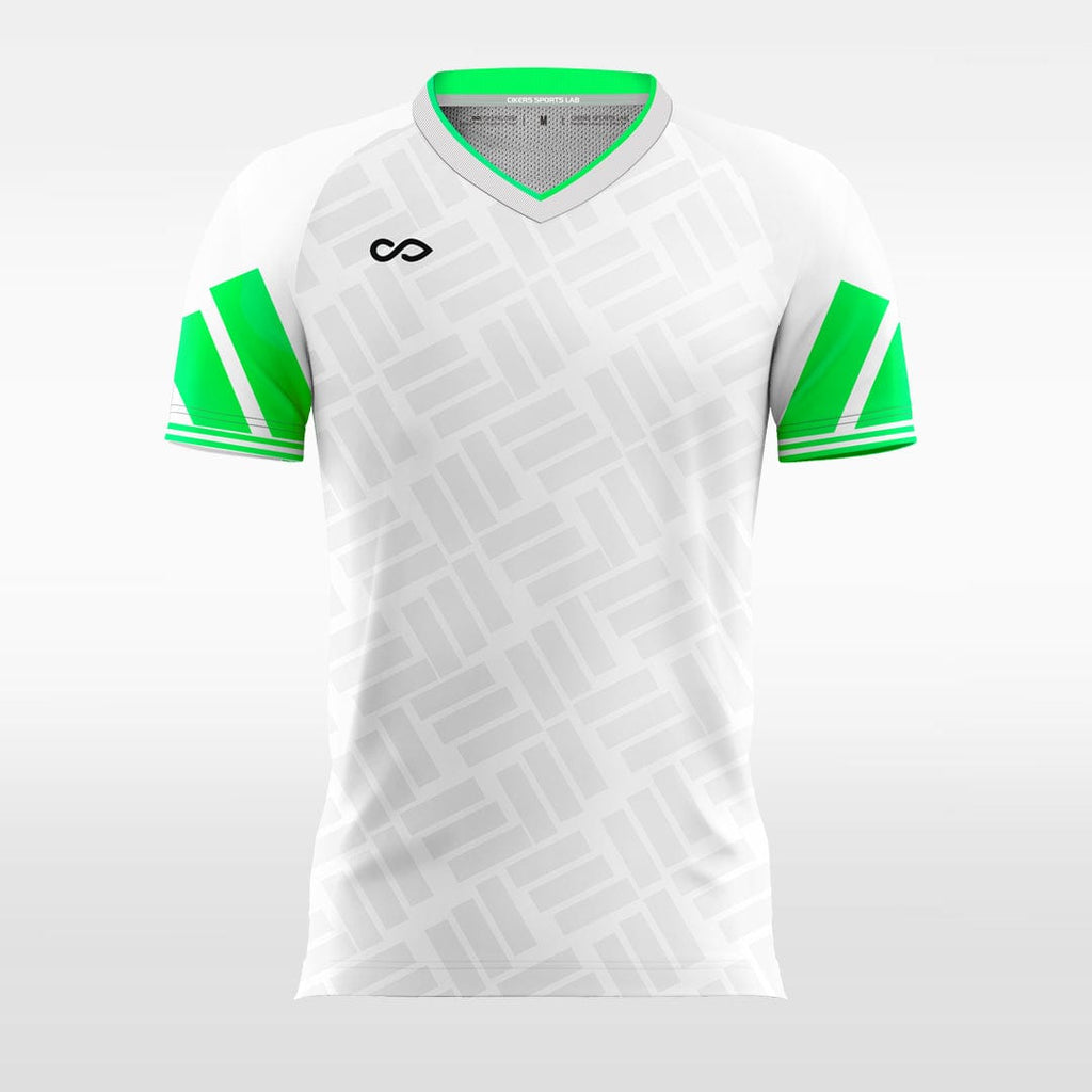 fluorescent soccer jersey green