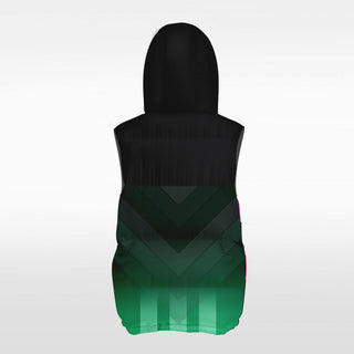 forest green custom winter vest