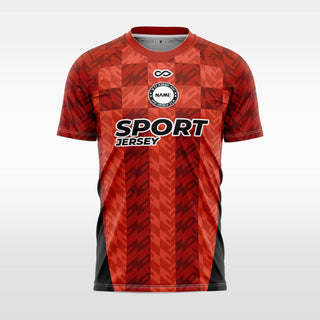 fringe custom soccer jersey for men sublimation