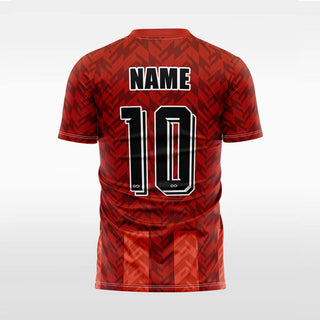 fringe custom soccer jersey for men