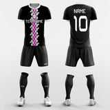 geometric storm soccer jersey kit