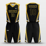 golden armor glory custom basketball jersey