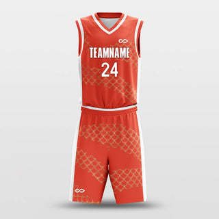 golden scales custom basketball jersey