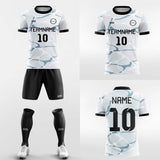 gray custom soccer jersey kits