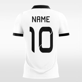 gray custom soccer jersey