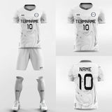 gray soccer jersey kit