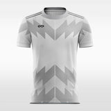 gray soccer jersey