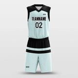 Green Triangle - Customized Basketball Jersey Set Sublimated