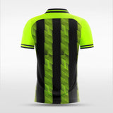 green and black vertical stripe soccer jerseys for women