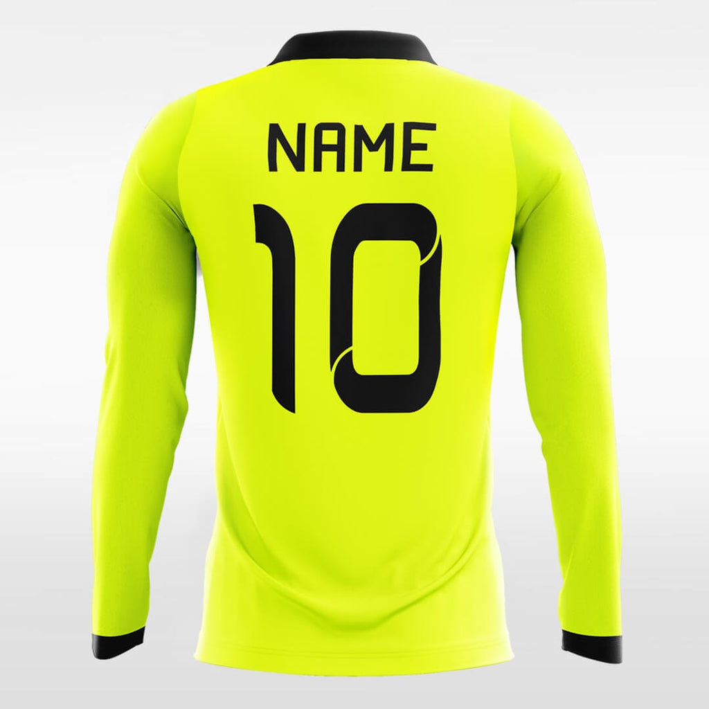 green and yellow long sleeve jersey
