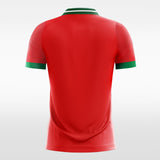 green classic sleeve soccer jersey
