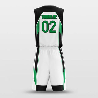 green custom basketball jersey