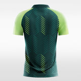 green custom short sleeve jersey
