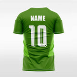 green custom soccer jersey