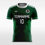 green custom soccer jersey