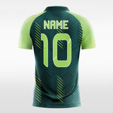 green custom soccer jersey