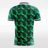 green custom sublimated soccer jersey