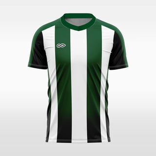 green customized men sublimated soccer jersey