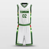 Green Mood - Customized Basketball Jersey Set Sublimated