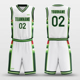 green mood custom basketball jersey